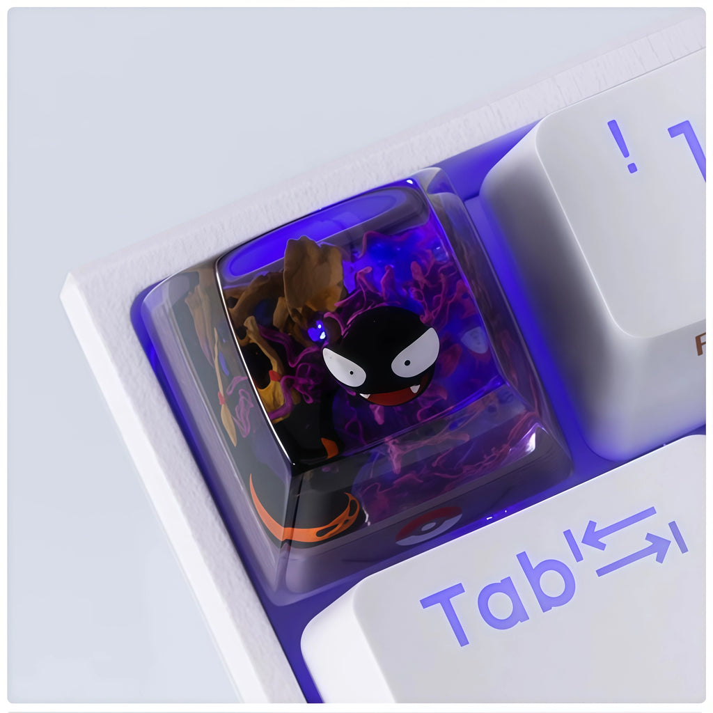 Pokémon Gengar Crystal Resin Artisan Keycap – Orb Edition