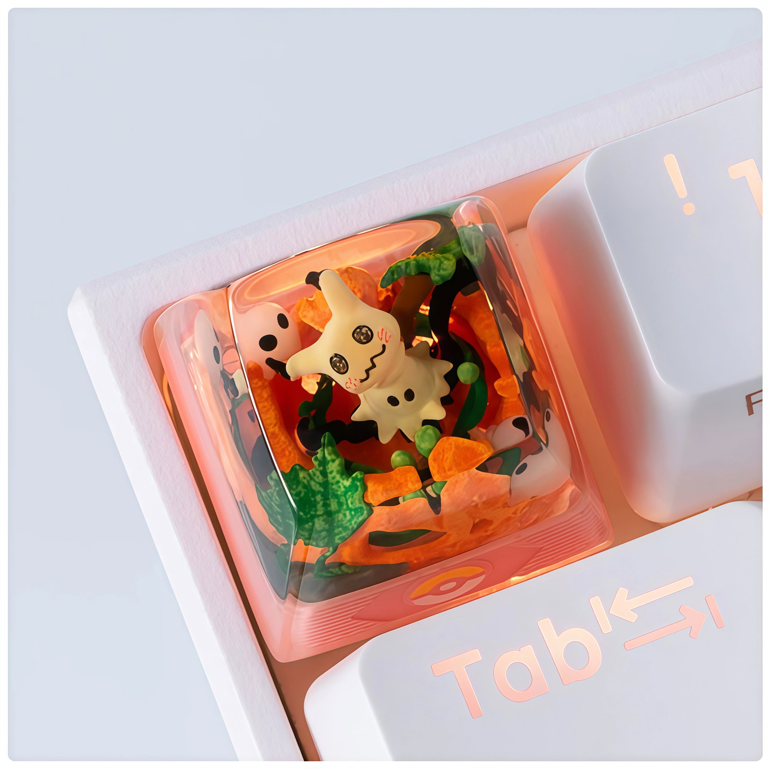 Pokémon Mimikyu Crystal Resin Artisan Keycap – ESC Key