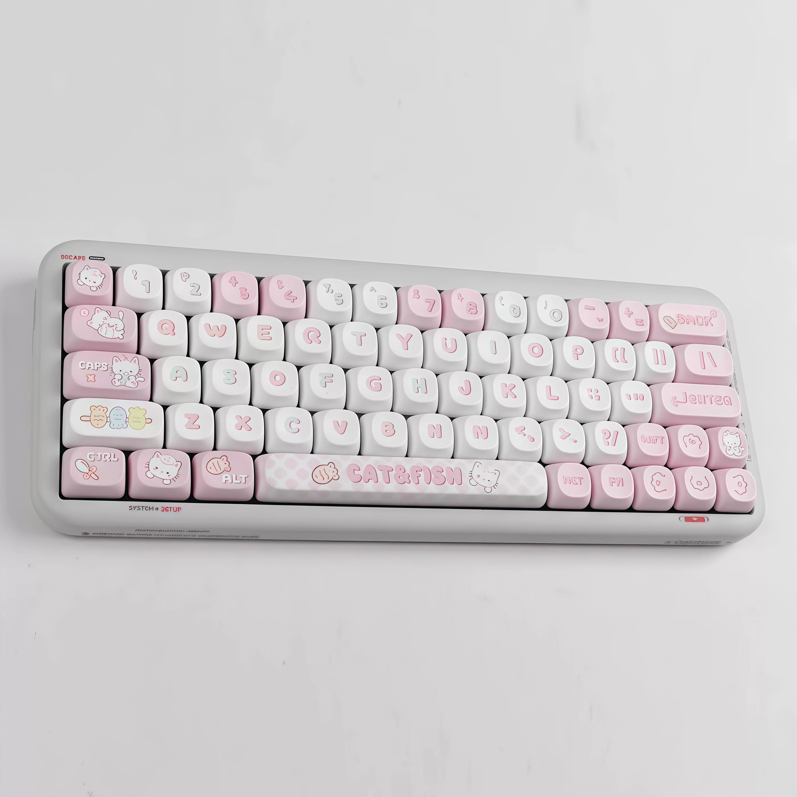 Kitten Fish MOA Profile PBT Keycap Set