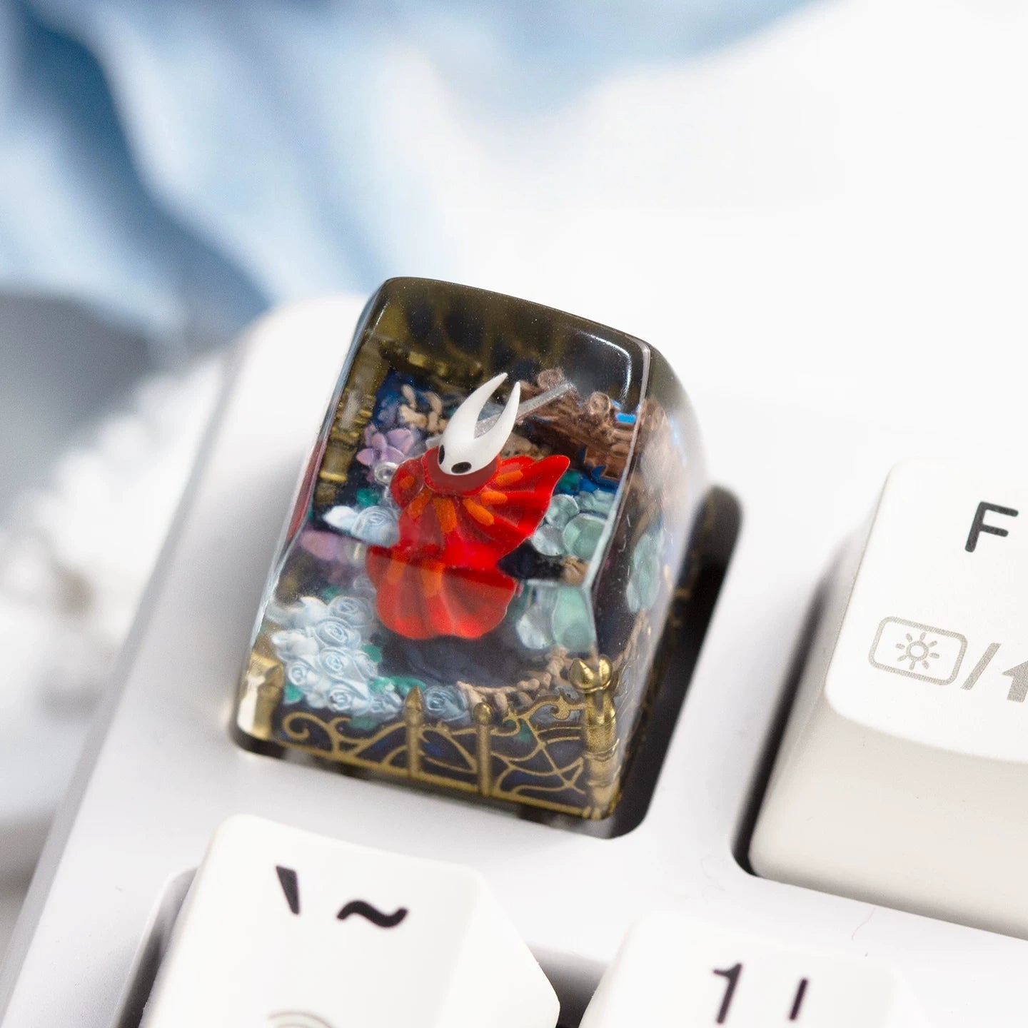 Hollow Knight Hornet Mini Translucent Resin Artisan Keycap – ESC Key