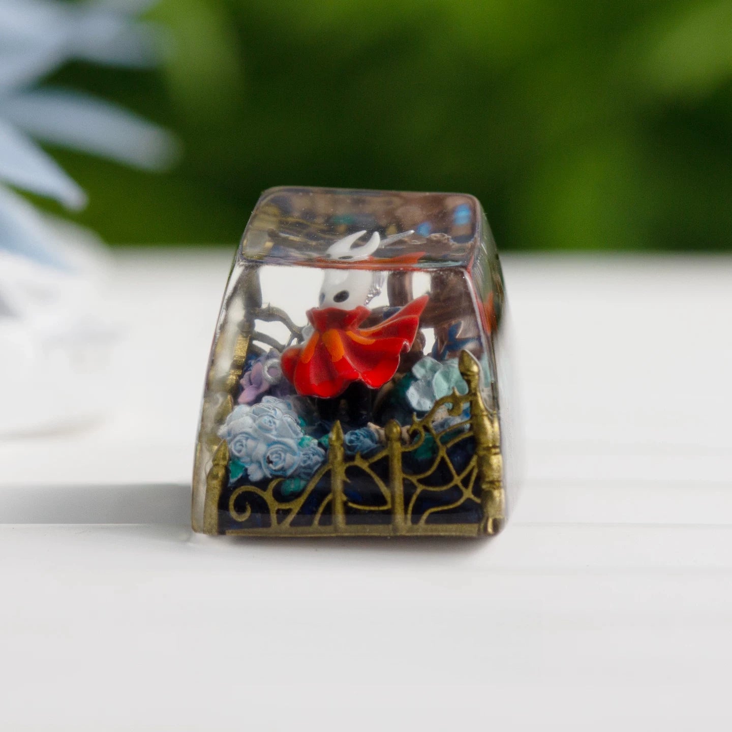 Hollow Knight Hornet Mini Translucent Resin Artisan Keycap – ESC Key