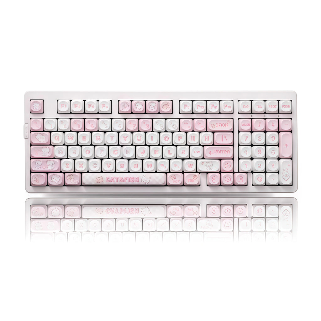 Kitten Fish MOA Profile PBT Keycap Set