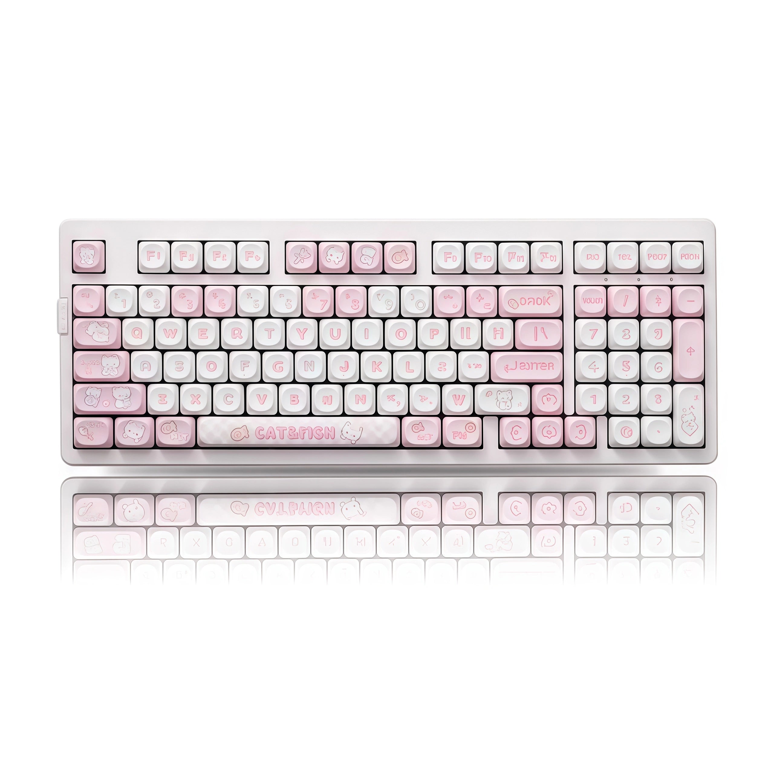 Kitten Fish MOA Profile PBT Keycap Set
