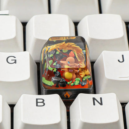Pokémon "Charmander" Artisan Keycap - Crystal Resin Edition