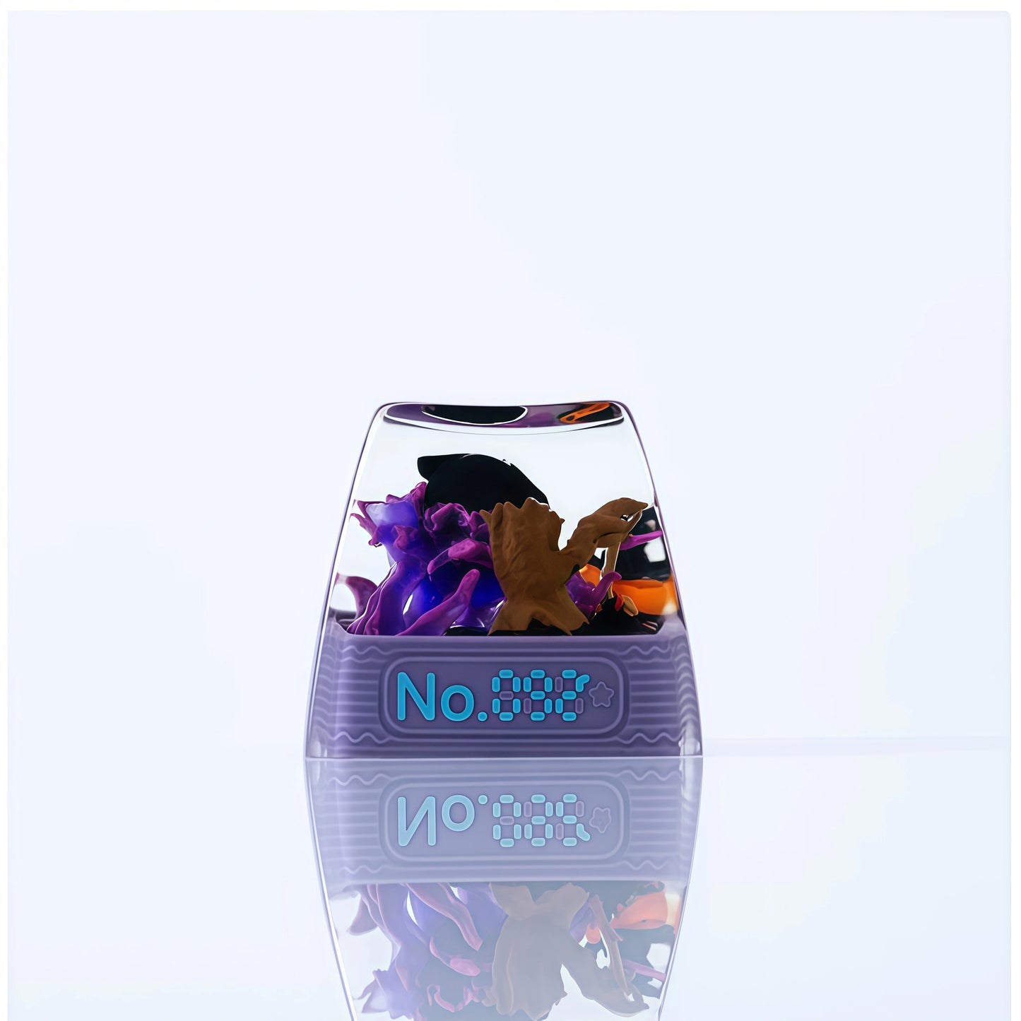 Pokémon "Gastly" Artisan Keycap - Crystal Resin Edition