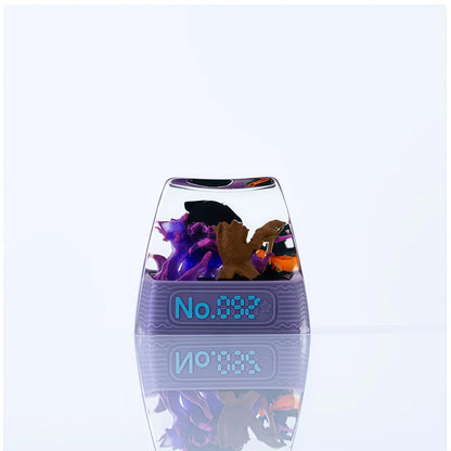 Pokémon "Gastly" Artisan Keycap - Crystal Resin Edition