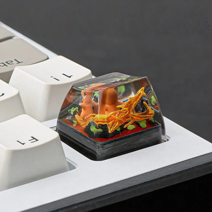 Pokémon "Charmander" Artisan Keycap - Crystal Resin Edition