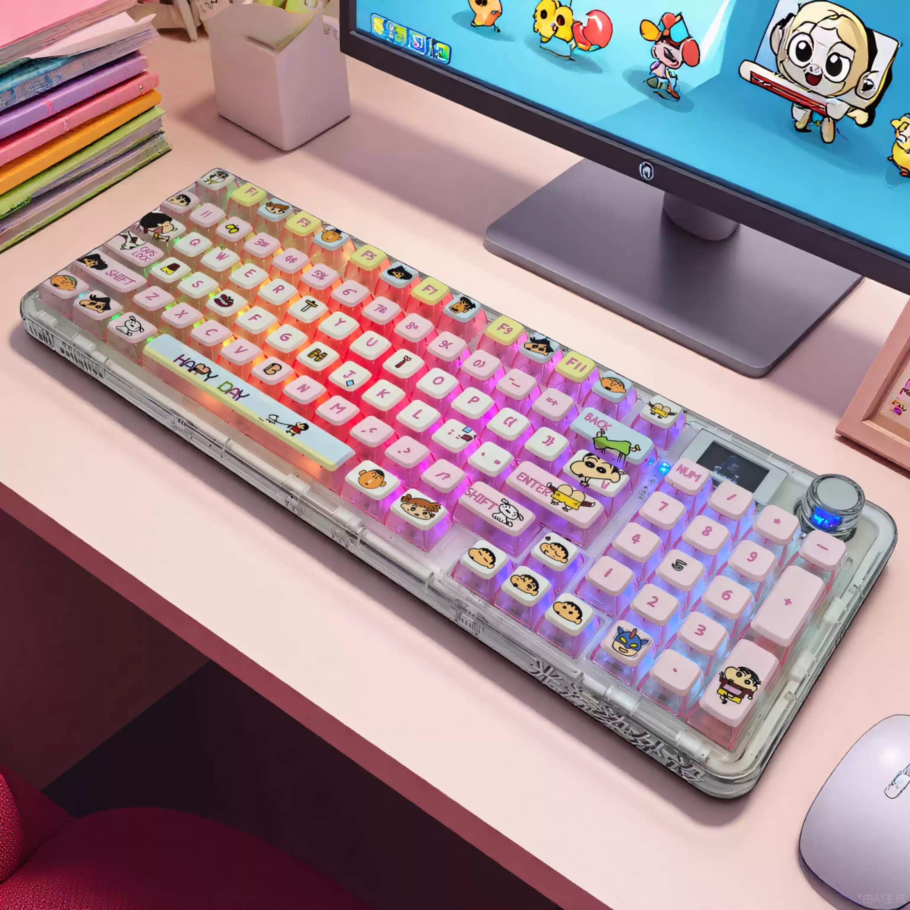 Crayon Shin-chan 125-Key SA Profile PBT Keycap Set