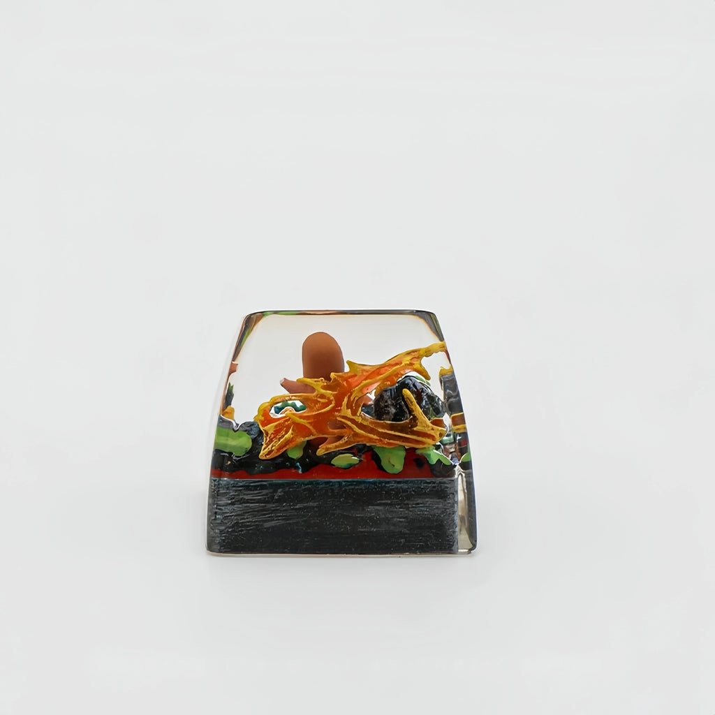 Pokémon Charmander Crystal Resin Artisan Keycap – ESC Key