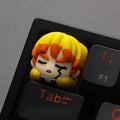 Demon Slayer Zenitsu Agatsuma Translucent Resin Artisan Keycap – ESC Key