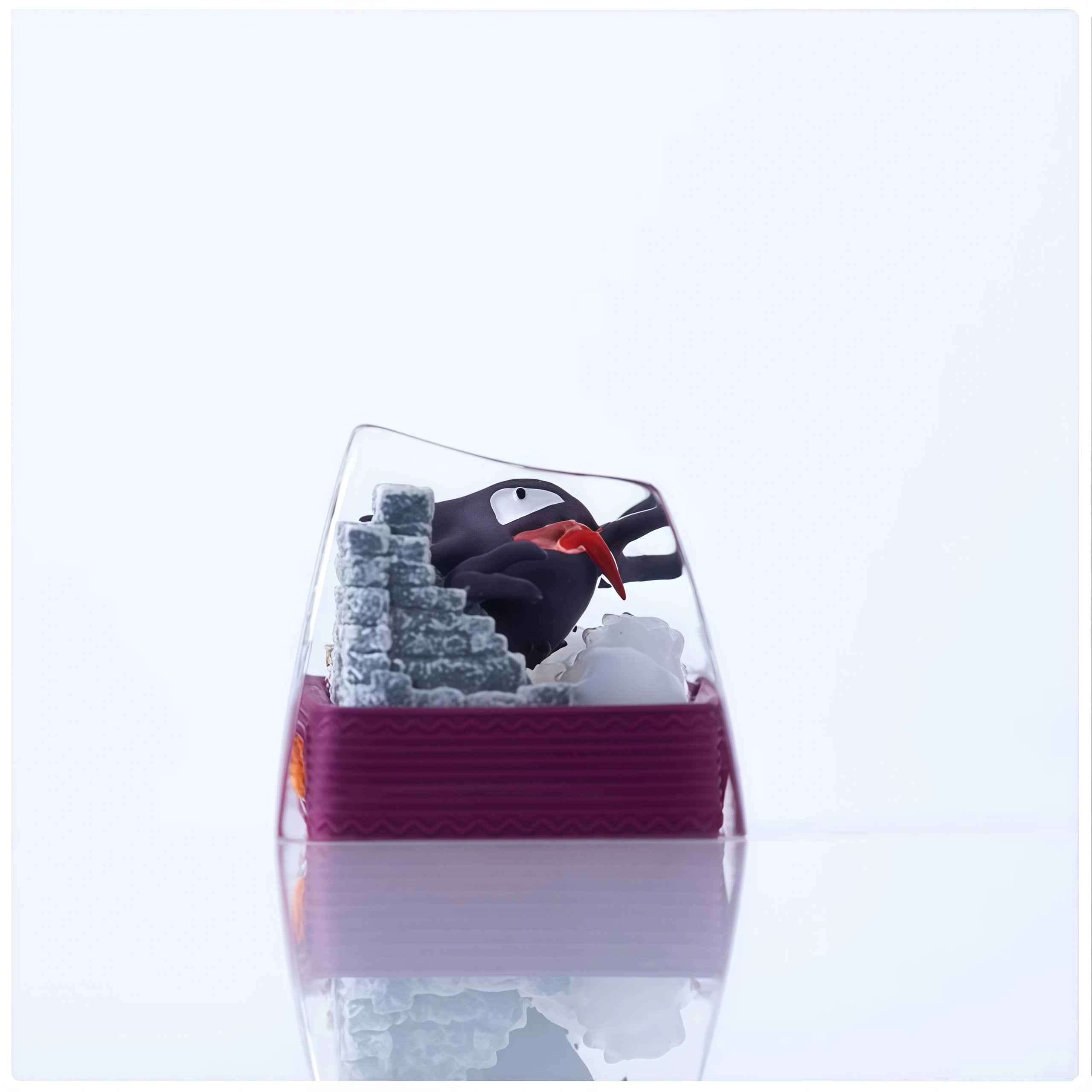 Pokémon Gengar Crystal Resin Artisan Keycap – ESC Key