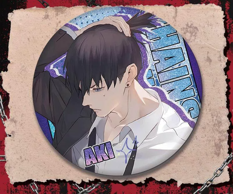Chainsaw Man Fanmade Button Pin