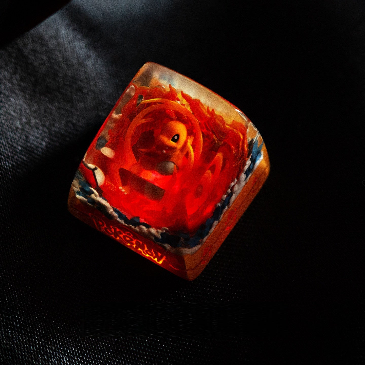 Pokémon "Charmander" Artisan Keycap - Crystal Resin Edition
