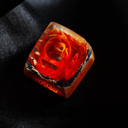 Pokémon "Charmander" Artisan Keycap - Crystal Resin Edition