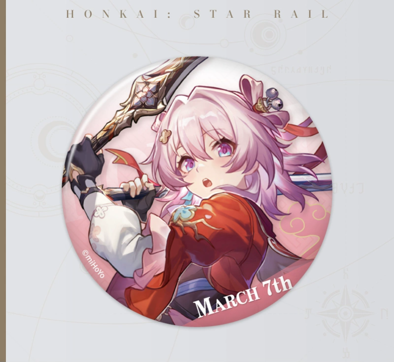 【Honkai: Star RailI】nterstellar Voyage Tinplate Badge Series Vol. 2