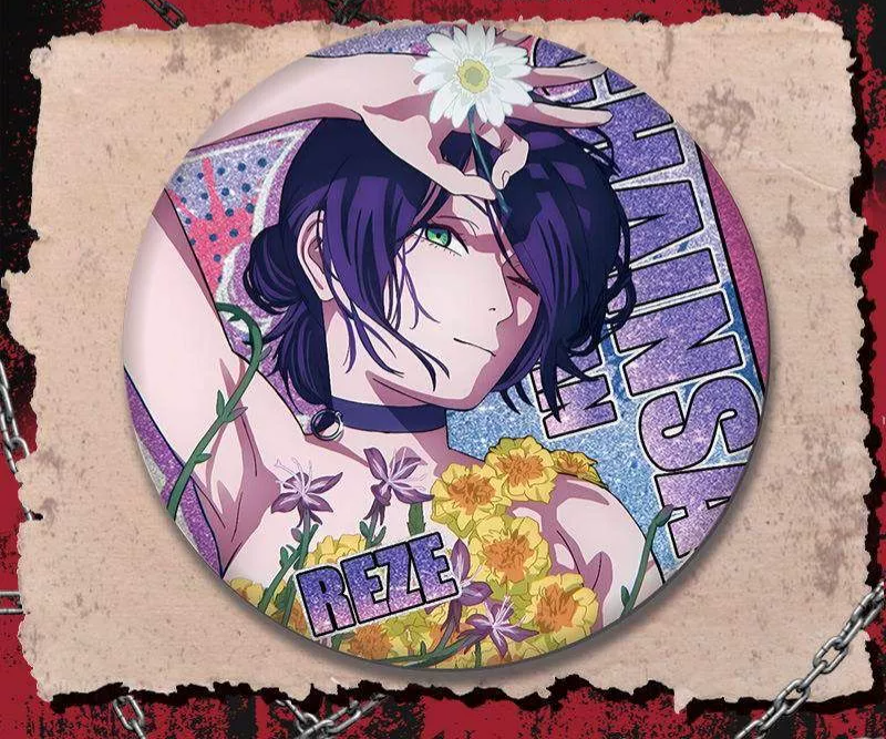 Chainsaw Man Fanmade Button Pin