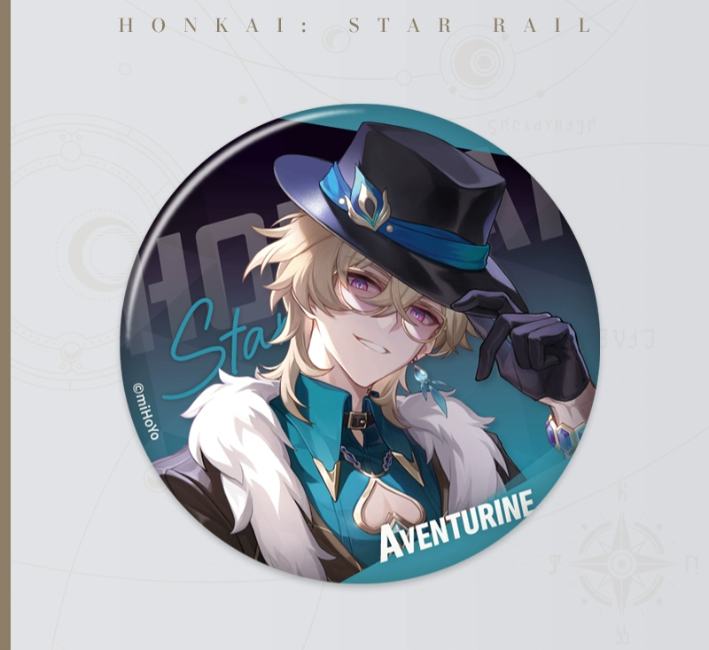 【Honkai: Star RailI】nterstellar Voyage Tinplate Badge Series Vol. 2