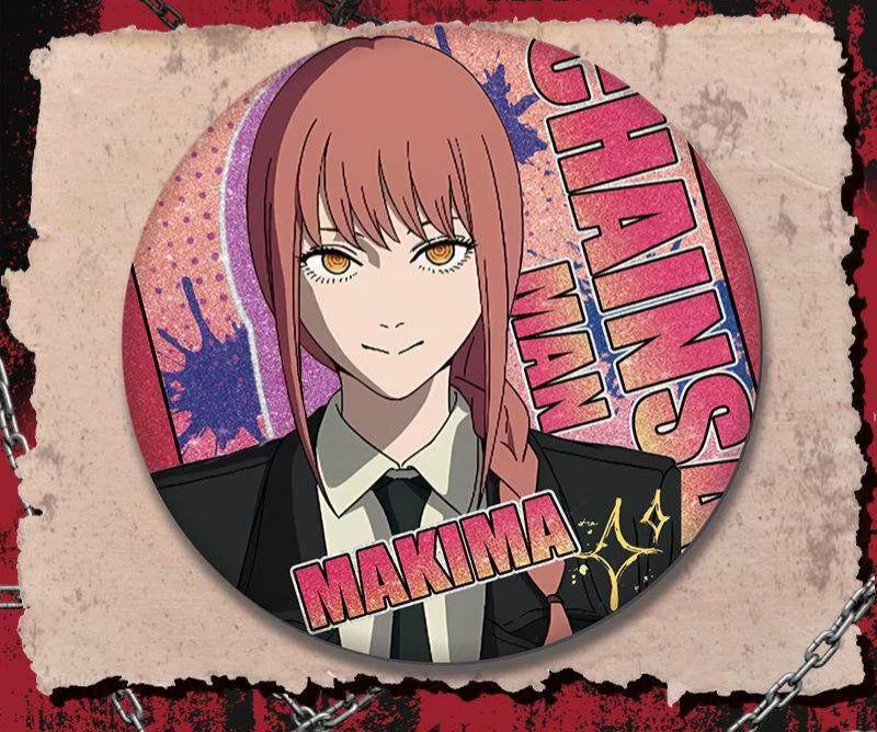 Chainsaw Man Fanmade Button Pin