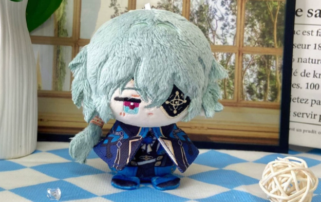 Honkai: Star Rail Anaxa 12cm Sitting Posture Plush Doll Keychain
