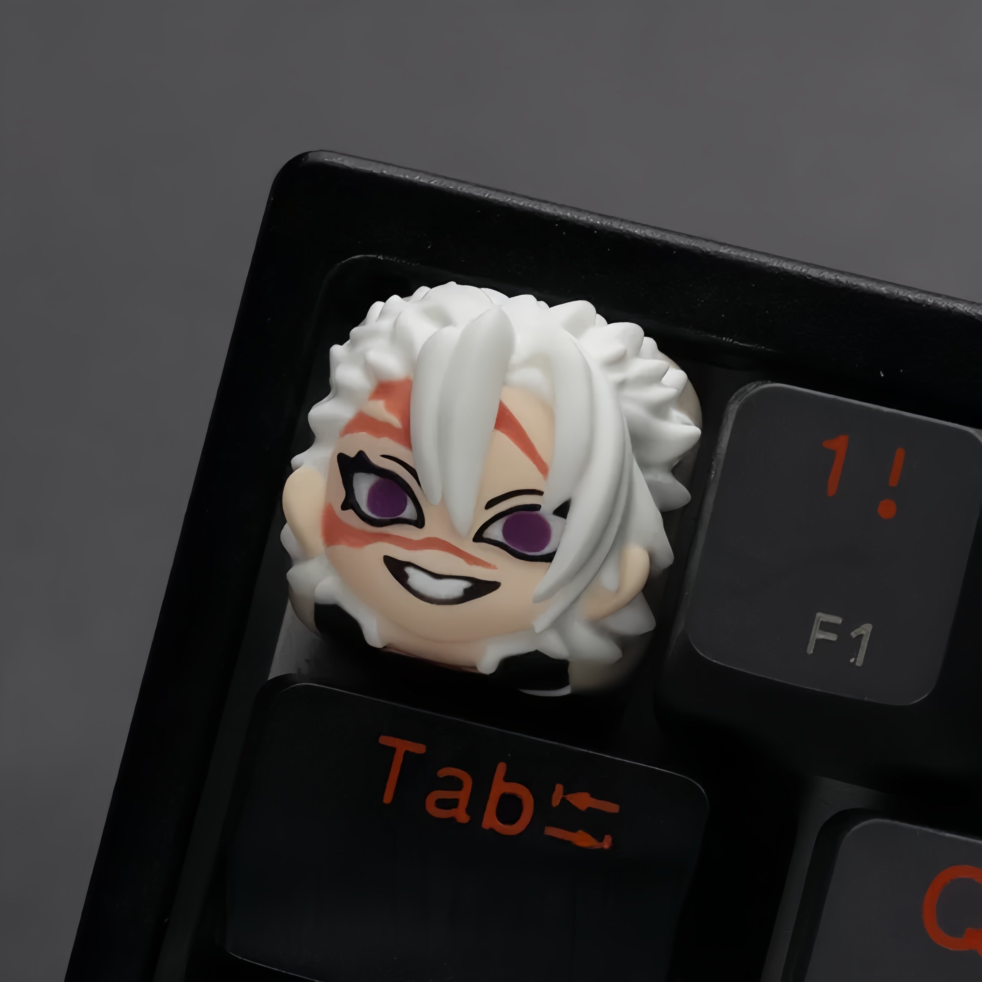 Demon Slayer Sanemi Shinazugawa Resin Artisan Keycap – ESC Key