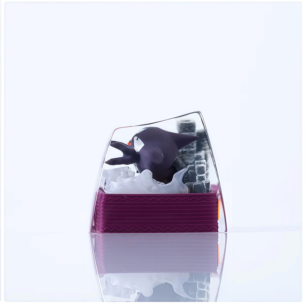 Pokémon Gengar Crystal Resin Artisan Keycap – ESC Key