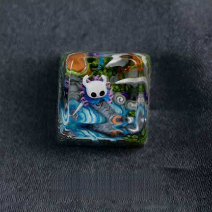 Hollow Knight "The Knight" Artisan Keycap - Crystal Resin Edition