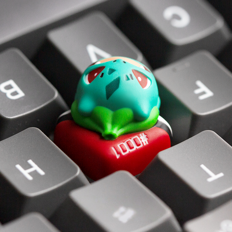 Pokémon Bulbasaur Resin Artisan Keycap – ESC Key