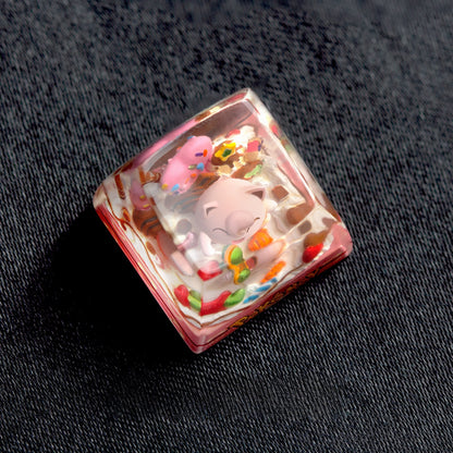 Pokémon "Jigglypuff" Artisan Keycap - Crystal Resin Edition