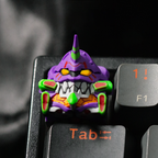 Neon Genesis Evangelion EVA Unit-01 Translucent Resin Artisan Keycap – ESC Key