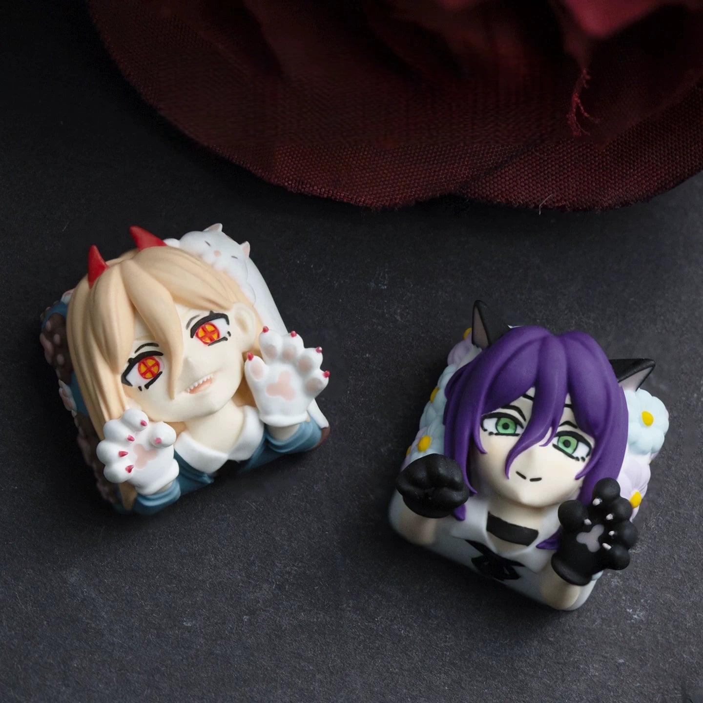 Chainsaw Man Power Claw Version Resin Artisan Keycap – ESC Key
