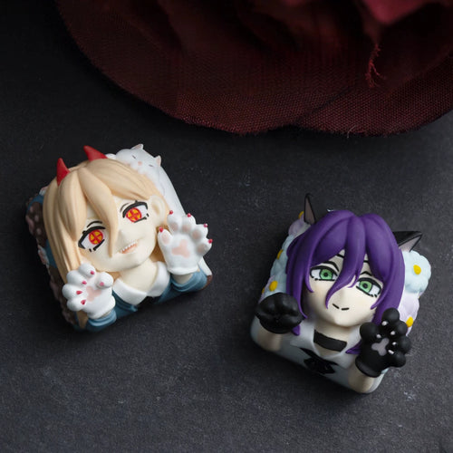 Chainsaw Man Power Claw Version Resin Artisan Keycap – ESC Key