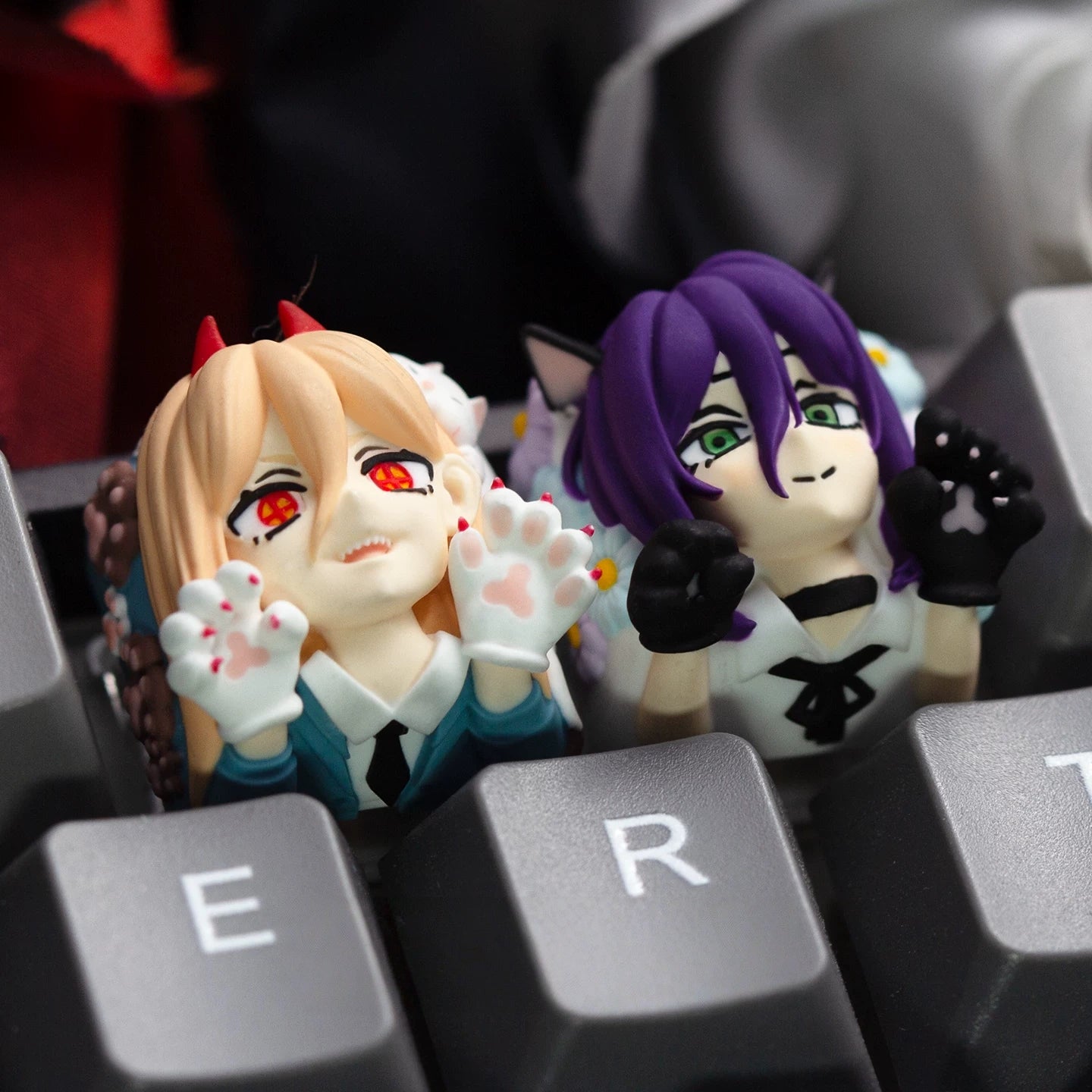 Chainsaw Man Power Claw Version Resin Artisan Keycap – ESC Key