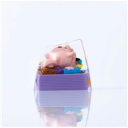 Pokémon "Clefairy" Artisan Keycap - Crystal Resin Edition