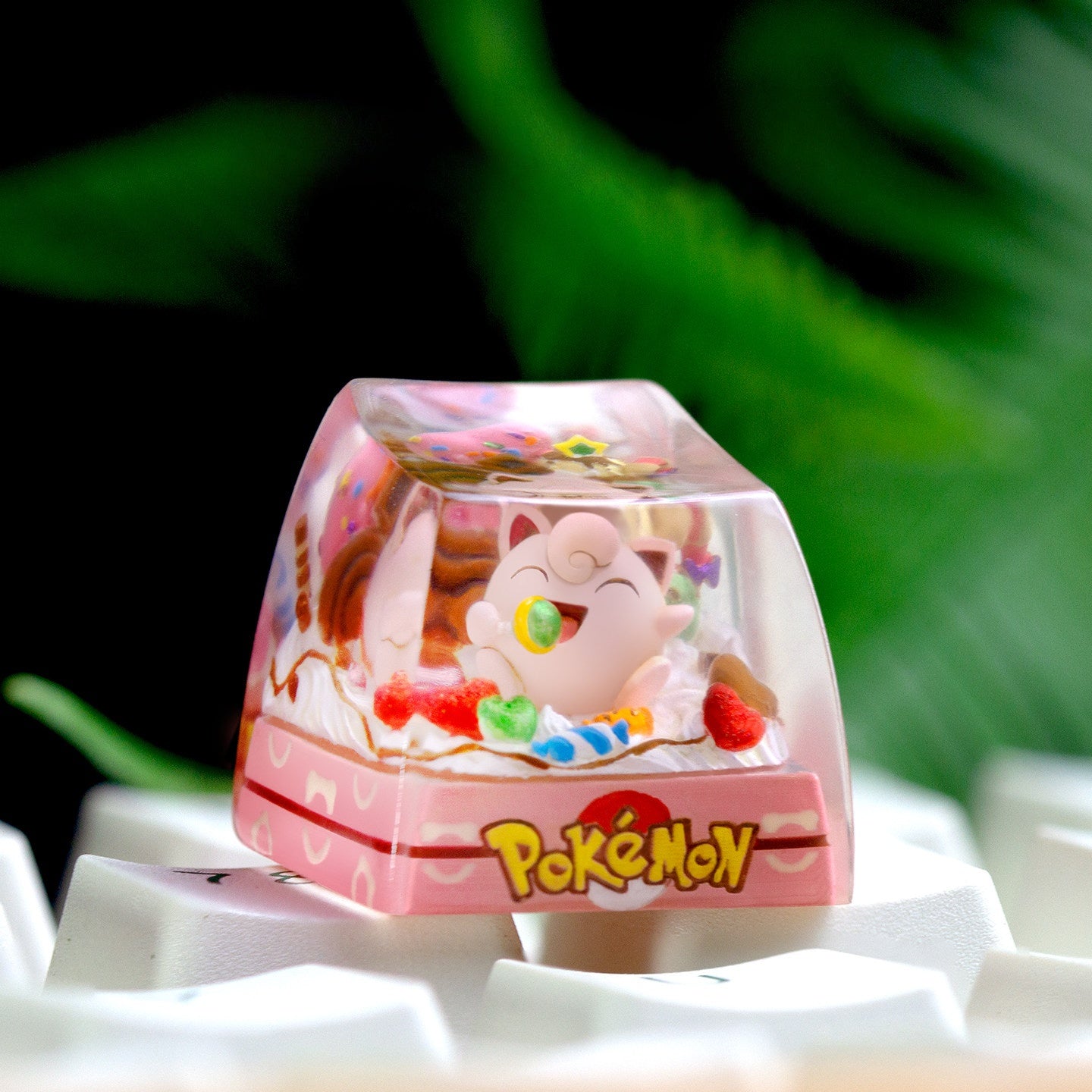 Pokémon "Jigglypuff" Artisan Keycap - Crystal Resin Edition