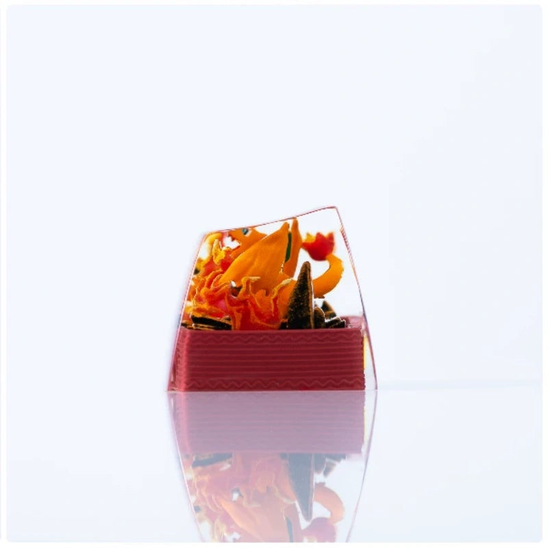 Pokémon Charizard Translucent Resin Artisan Keycap – ESC Key