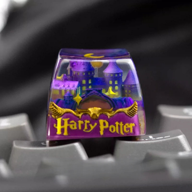 Harry Potter Hogwarts Night Castle Resin Artisan Keycap – ESC Key