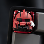 Mobile Suit Gundam Zaku II Red “Crying” Resin Artisan Keycap – ESC Key