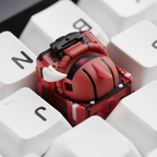 Mobile Suit Gundam Zaku II Red “Crying” Resin Artisan Keycap – ESC Key