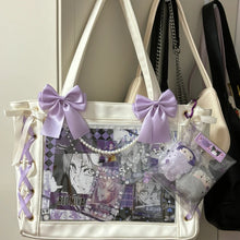 Japanese Kawaii Bow Ita Tote Bag (Clear Window)