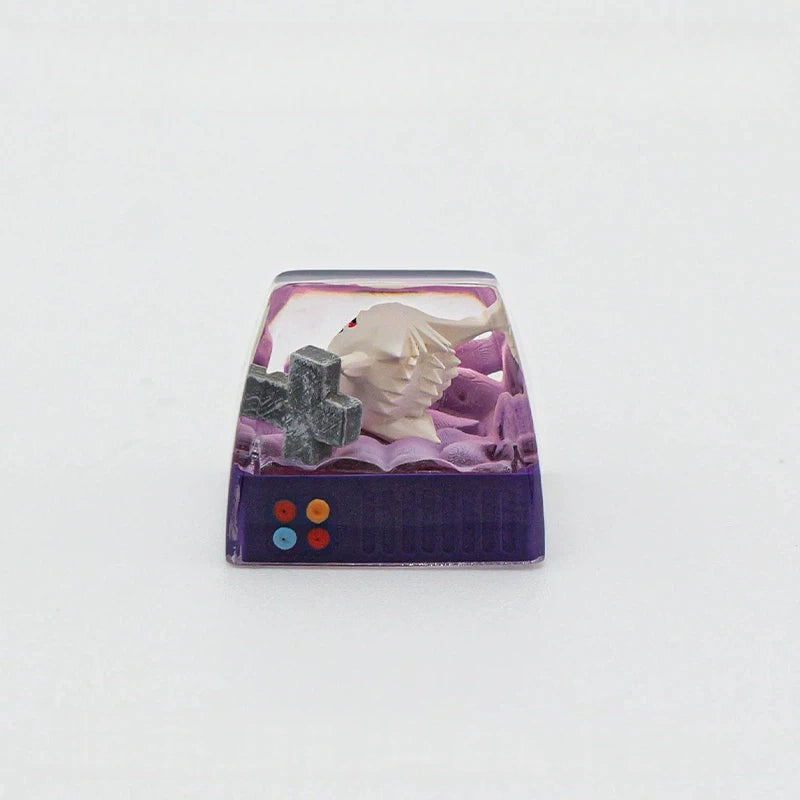 Pokémon Gengar Crystal Resin Artisan Keycap – White Edition