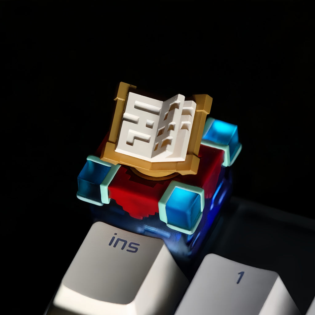 Minecraft Enchantment Table Translucent Resin Artisan Keycap – ESC Key
