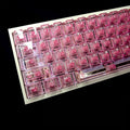 Peach Blossom Ice Crystal Translucent Keycaps (PC OEM) – 132 Keys