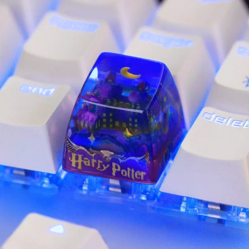 Harry Potter Hogwarts Night Castle Resin Artisan Keycap – ESC Key