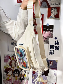 Mini Ita Sling Bag – Clear Window Crossbody Pin Display Bag