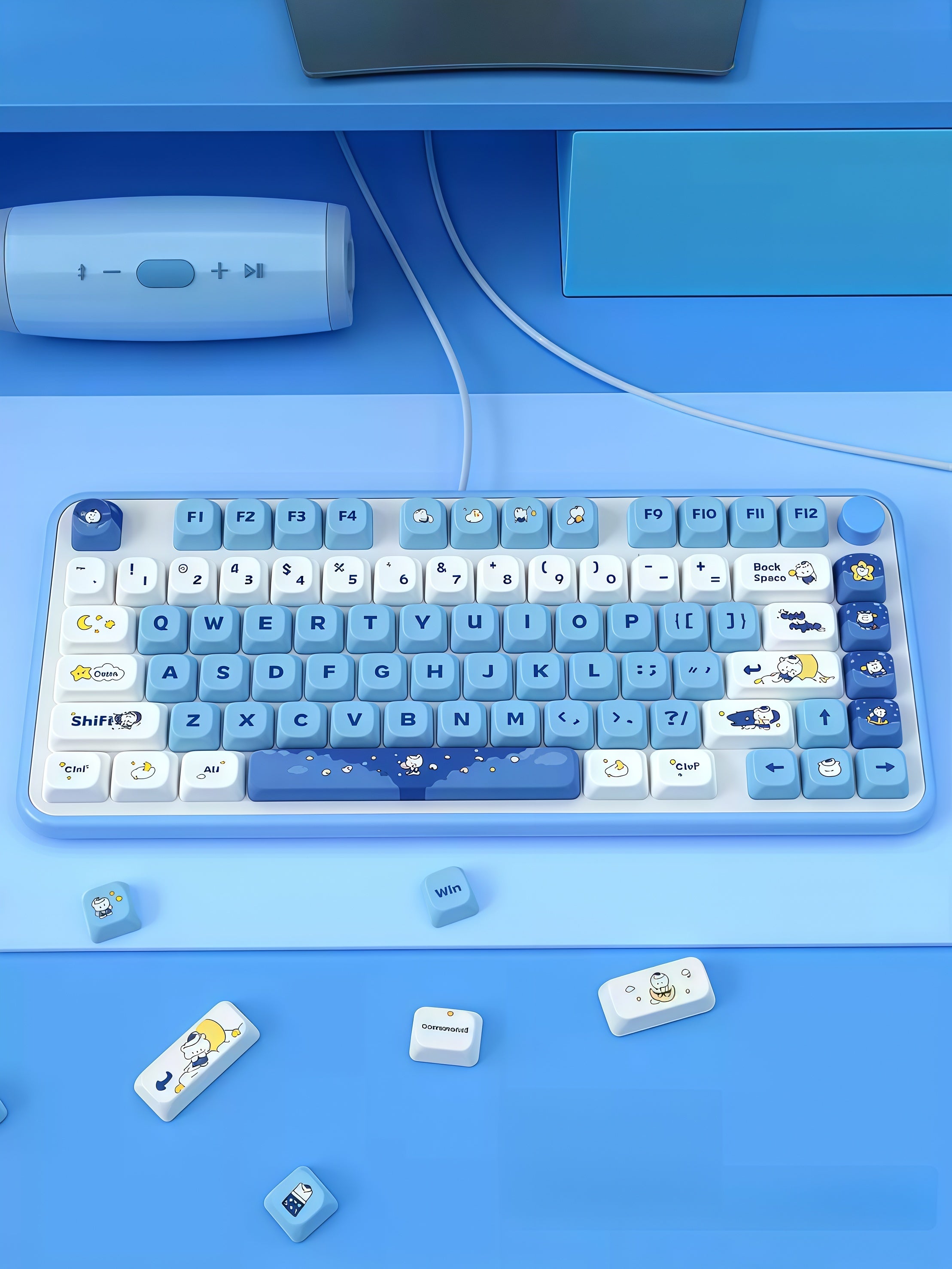 Goodnight Bear MOT Profile Dye-Sub Keycap Set