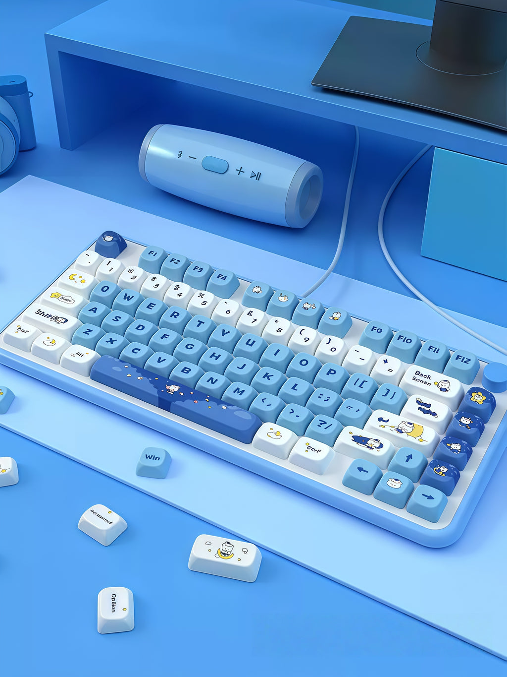 Goodnight Bear MOT Profile Dye-Sub Keycap Set