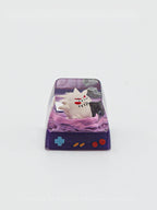 Pokémon Gengar Crystal Resin Artisan Keycap – White Edition
