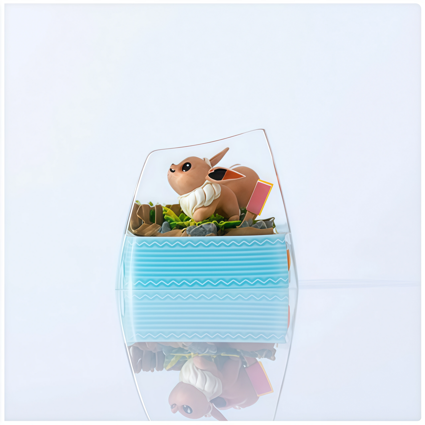 Pokémon "Eevee" Artisan Keycap - Crystal Resin Edition
