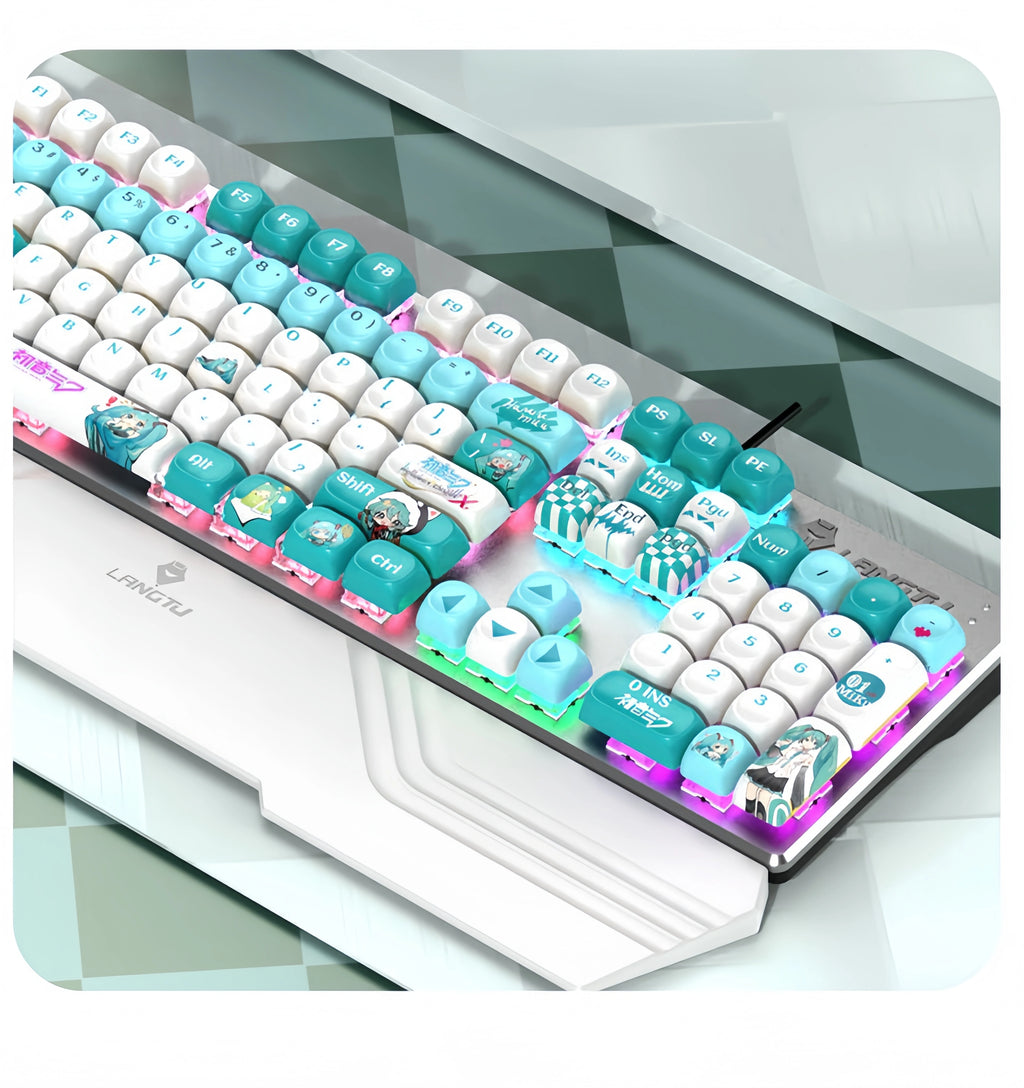 Hatsune Miku MOA Profile PBT Keycap Set