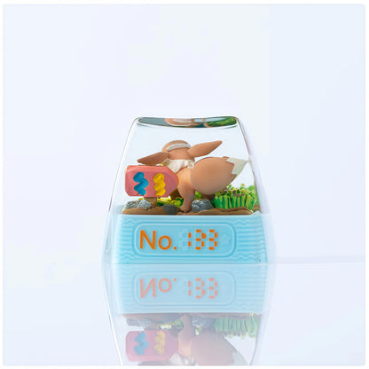 Pokémon "Eevee" Artisan Keycap - Crystal Resin Edition